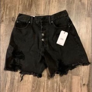Forever 21 relaxed high waisted shorts size 28